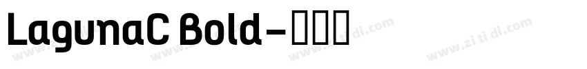 LagunaC Bold字体转换